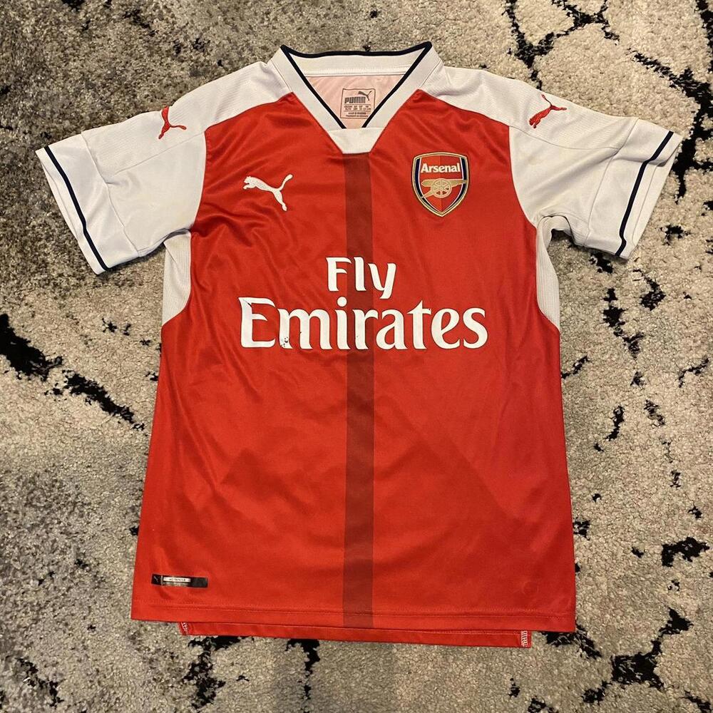 Very Rare Puma Arsenal 2017-2018 Soccer  Youth Jersey